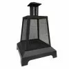 Style Selections Black Outdoor Square Wood Fireplace - 27.5-in 2 Style Selections Black Outdoor Square Wood Fireplace - 27.5-in -Style Selections Sales Store 11875028 L