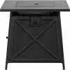 Bali Outdoor Fire Pit - Black - Steel - 50,000-BTU - 24 51/64-in H x 28-in W x 28-in D 2 Bali Outdoor Fire Pit - Black - Steel - 50,000-BTU - 24 51/64-in H x 28-in W x 28-in D -Style Selections Sales Store 11875029 L