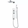Style Selections Shower Panel - 5 7/8-in x 23 5/8-in - Chrome - Square Head -Style Selections Sales Store 14925019 L