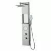 Style Selections Shower Panel - 7 7/8-in x 47 1/4-in - Square Head - Stainless Steel -Style Selections Sales Store 14925020 L