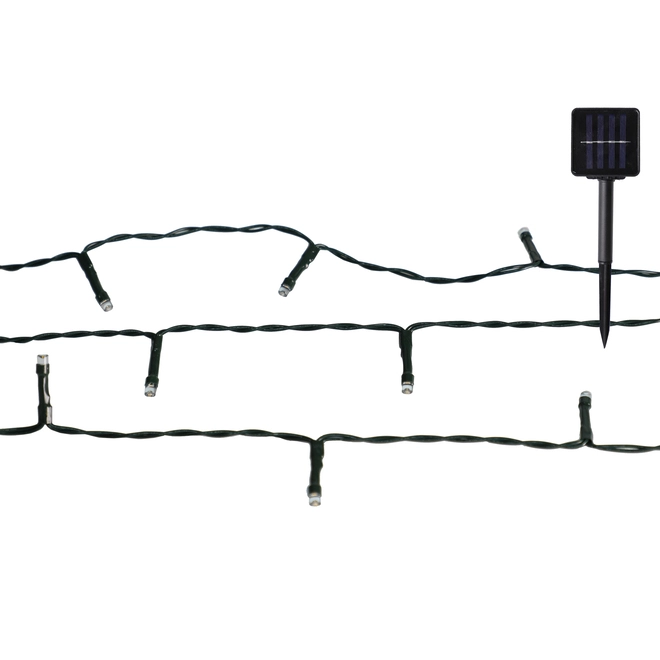 150 LED Solar Dual Function String Lights - Warm White 2 150 LED Solar Dual Function String Lights - Warm White