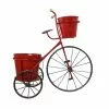Style Selections 1-Pack 19.69-in x 20-in Red Metal Planter 1 Style Selections 1-Pack 19.69-in x 20-in Red Metal Planter -Style Selections Sales Store 18835037 L