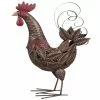 Style Selections 20.25-in Bronze Rooster Figurine -Style Selections Sales Store 18835043 L