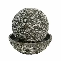 Style Selections 24.02-in H Polyresin Outdoor Fountain