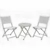 Style Selections 3-Piece Bistro Set with Foldable Chairs