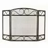 Style Selections 3-Panel Fireplace Screen - Scroll - Steel - 50.2-in x 32-in - Black 1 Style Selections 3-Panel Fireplace Screen - Scroll - Steel - 50.2-in x 32-in - Black -Style Selections Sales Store 30735568 L