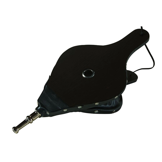 Fireplace or Wood Stove Bellows - Dark Brown Wood 3 Fireplace or Wood Stove Bellows - Dark Brown Wood