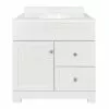 Style Selections Ellenbee Bathroom Vanity with Top White 30-in -Style Selections Sales Store 31915078 L