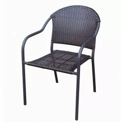 Style Selections Pelham Bay Brown Woven Wicker Patio Chair