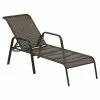 Style Selections Pelham Bay Woven Lounge Chair - 79-in x 35.5-in x 27-in - Steel and Brown Wicker -Style Selections Sales Store 32017987 L