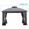 Allen + Roth 10-ft x 12-ft Grey Gazebo Canopy -Style Selections Sales Store 38115292 L