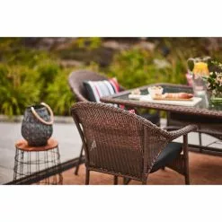 Style Selections Spruce Hills Brown Wicker Stackable Patio Chair 9 Style Selections Spruce Hills Brown Wicker Stackable Patio Chair -Style Selections Sales Store 41355012d L