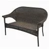 Style Selections Spruce Hills 2 Seats Patio Loveseat in Brown Woven Wicker -Style Selections Sales Store 41355016 L
