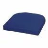 Style Selections Outdoor Seat Cushion - 20.5-in x 18.5 po x 2.75 po - Polyester - Navy -Style Selections Sales Store 41535563 L