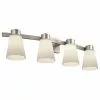 Portfolio Wall Sconce - Satin-Nickel Steel - 4-Light 2 Portfolio Wall Sconce - Satin-Nickel Steel - 4-Light -Style Selections Sales Store 43105008 L