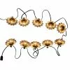 Style Selection 10-Lights String - Flowers - Galvanized - G40 incandescent bulbs 1 Style Selection 10-Lights String - Flowers - Galvanized - G40 incandescent bulbs -Style Selections Sales Store 43325103 L