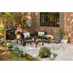 Style Selections 26.7-in x 28.7-in x 33.4-in Black Outdoor Stacking Chair 8 Style Selections 26.7-in x 28.7-in x 33.4-in Black Outdoor Stacking Chair -Style Selections Sales Store 44315015c L