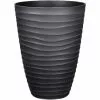Style Selections Planter with Wavy Design - 15.6-in - Polypropylene - Grey 2 Style Selections Planter with Wavy Design - 15.6-in - Polypropylene - Grey -Style Selections Sales Store 44335046 L
