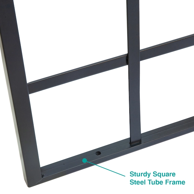 Style Selections 30-in W x 36.75-in H Black Vertical Garden Trellis 6 Style Selections 30-in W x 36.75-in H Black Vertical Garden Trellis - Image 4