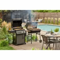 Style Selections Pelham Bay Patio Dinner Table - 48-in x 29 1/4-in - Matte Black Steel 9 Style Selections Pelham Bay Patio Dinner Table - 48-in x 29 1/4-in - Matte Black Steel -Style Selections Sales Store 47865005d L