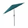 Style Selections Umbrella - 9-ft x 9-ft - Teal - Polyester -Style Selections Sales Store 48655112 L