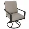 Style Slections Glenn Hill Swivel Patio Chair - Steel and Olefin - Tan - Set of 2 -Style Selections Sales Store 48655119 L