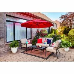 Style Selections Glenn Hill Patio Chairs - Steel - Brown - Set of 2 - 29.25-in x 34.25-in x 35-in -Style Selections Sales Store 48655122d L