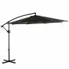 Style Selections Grey 10-ft Hanging Umbrella