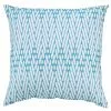 Style Selections Patio Toss Pillow - 16-in x 16-in - Polyester - Turquoise -Style Selections Sales Store 49235044 L