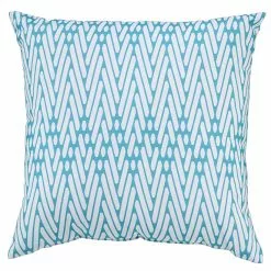 Style Selections Patio Toss Pillow - 16-in x 16-in - Polyester - Turquoise
