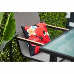 Style Selections Outdoor Throw Pillow - Hibiscus Pattern - Polyester - 16-in x 16-in -Style Selections Sales Store 49235075c L