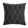 Style Selections Outdoor Cushion - 16-in x 16-in - Polyester - White/Black -Style Selections Sales Store 49235101 L