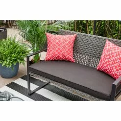 Style Selections Outdoor Red Cushion 16-in x 16-in -Style Selections Sales Store 49235146d L
