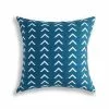Style Selections Blue Polyester Cushion with White Patterns -Style Selections Sales Store 49235147 L