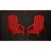 Style Selections Polypropylene Rug - Indoor/Outdoor - Adirondack Chair Print - 3-ft W x 5-ft L -Style Selections Sales Store 49235156 L