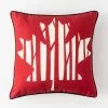 Style Selections Outdoor Cushion - Maple Leaf Print - Red/White - 18-in W x 18-in L -Style Selections Sales Store 49235158 L