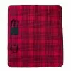 Style Selections Picnic Blanket - Red/Black Plaid - 50-in x 60-in -Style Selections Sales Store 49235165 L