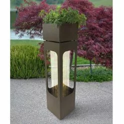 Style Selections Rainfall Fountain - LED Strip - 59.45" - Black -Style Selections Sales Store 49555294d L